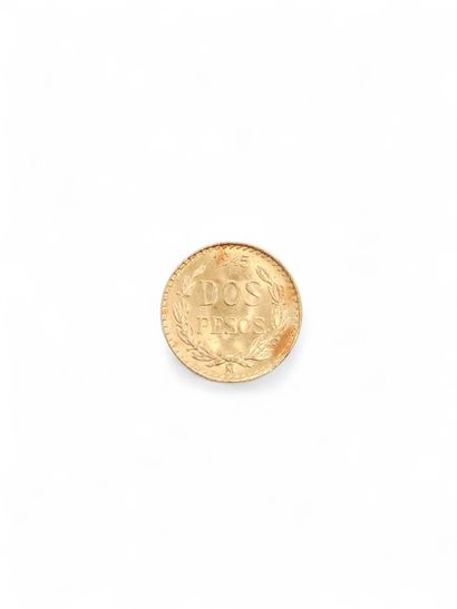 CURRENCY 
DOS pesos in 1945 M0 gold
Weight...