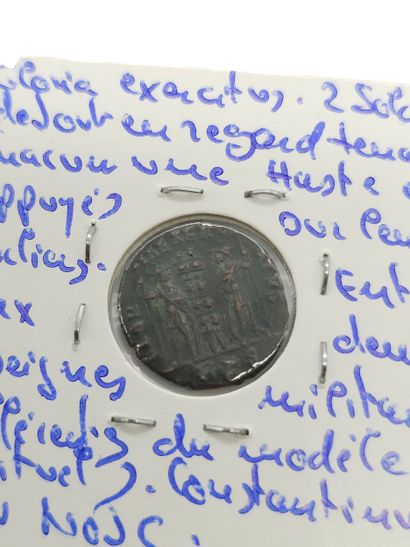 ROMAN EMPIRE
Reunion of nine coins including...