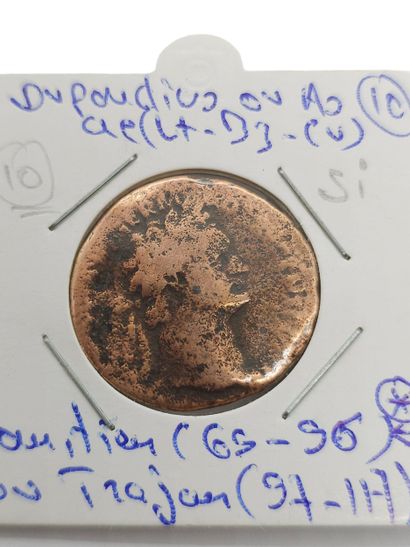 ROMAN EMPIRE
Reunion of four coins including...