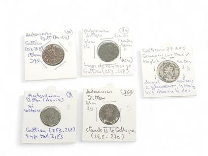 ROMAN EMPIRE
Six Gallian Antoninians (253-268)
Two...