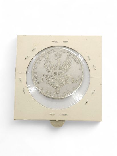 ITALIAN ERYTHREE 
An 1891 Tallero 5-pound...