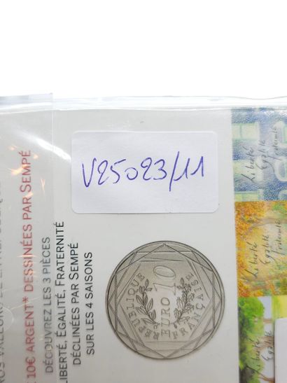 Set of 22 silver 10€ coins 
2x 10€ silver...