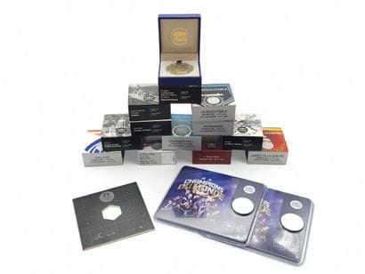 MONNAIE DE PARIS 
Set of 10€ silver coins...