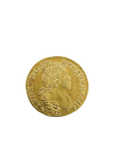 Half-Louis gold with the Cross of the Holy...