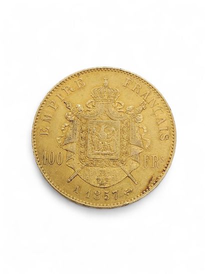 CURRENCY 
100 francs gold Napoléon III non...