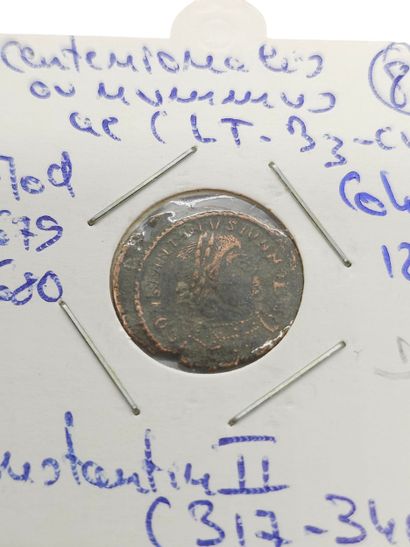 ROMAN EMPIRE
Reunion of nine coins including...
