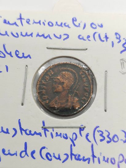 ROMAN EMPIRE
Reunion of nine coins including...