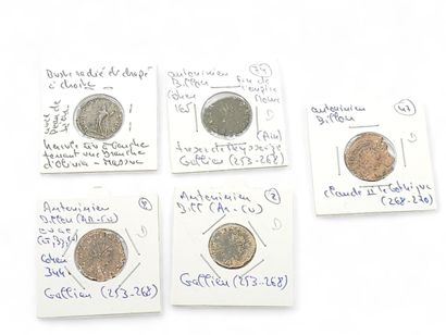 ROMAN EMPIRE
Five Gallian Antoninians (253-268)
Antoninian...