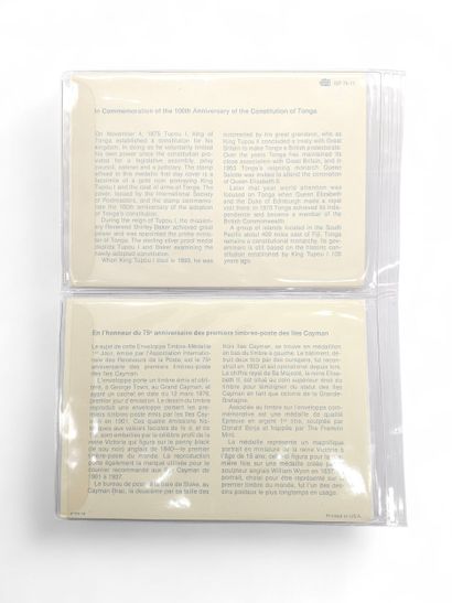 TWO COMMEMORATIVE SETS, each comprising a...