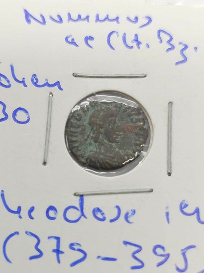 ROMAN EMPIRE
Reunion of seven coins including...