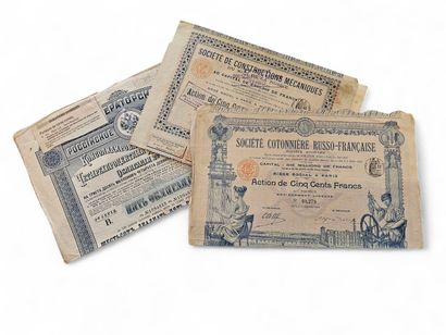 SET of bearer bonds, Russian shares, PANAMA...