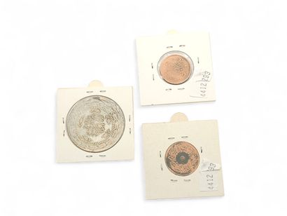 TURKEY - EGYPT
Reunion of three coins including...