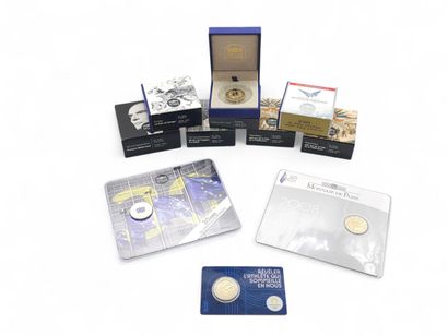 MONNAIE DE PARIS 
Set of 2€ coins in blister...