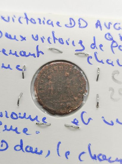 ROMAN EMPIRE
Reunion of nine coins including...
