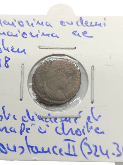 ROMAN EMPIRE
Reunion of nine coins including...