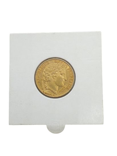 PIECE 20 francs or 1851/A 
Weight : 6,45...