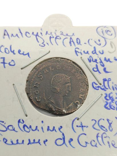 ROMAN EMPIRE
Five Antoninian Salonine (268)
Five...
