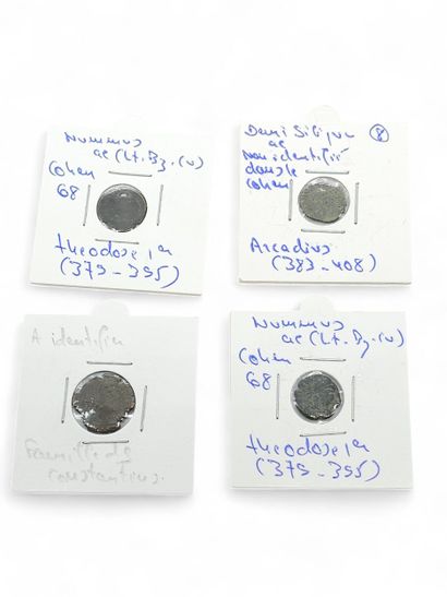 ROMAN EMPIRE
Reunion of seven coins including...