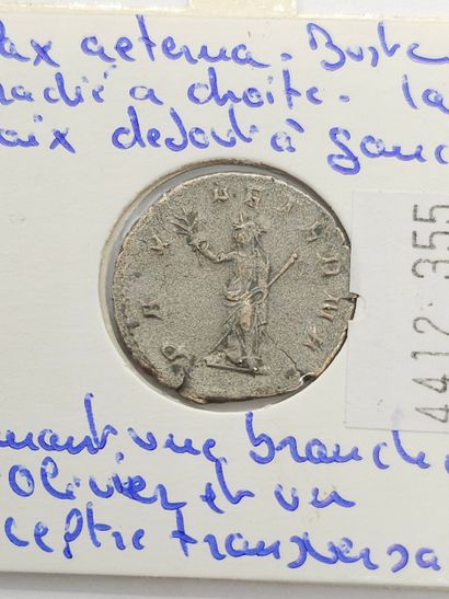 ROMAN EMPIRE
Two Antoninians Philip I the...