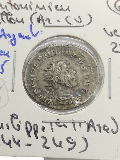 ROMAN EMPIRE
Two Antoninians Philip I the...
