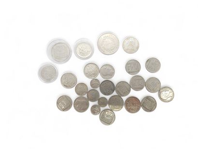 Silver coin set 
One 50 Francs 1978
One 100...