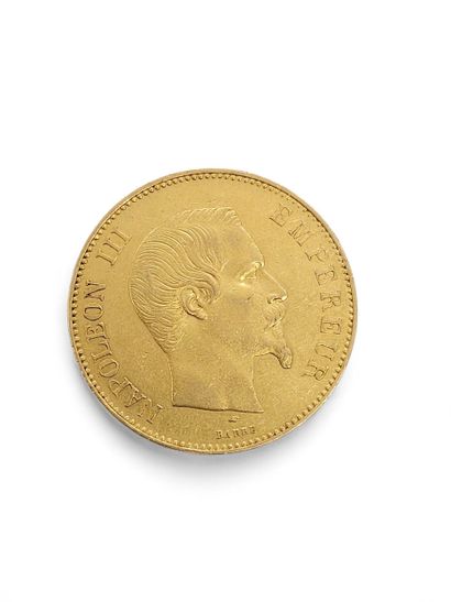 CURRENCY 
100 francs gold Napoléon III non...