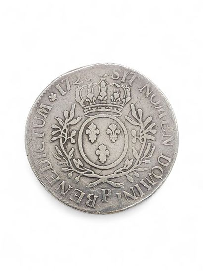 ECU with olive trees in silver 
Louis XV...
