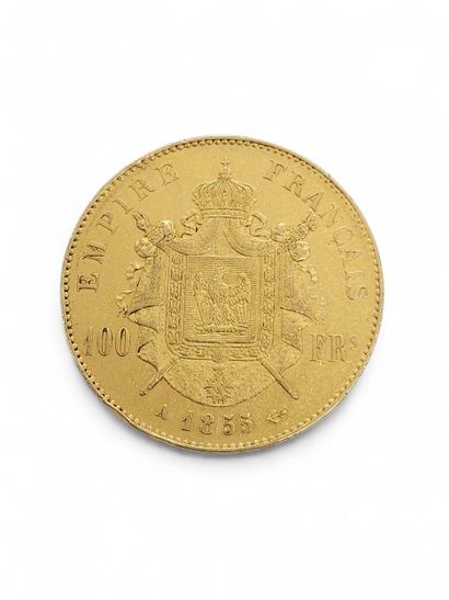 CURRENCY 
100 francs gold Napoléon III non...