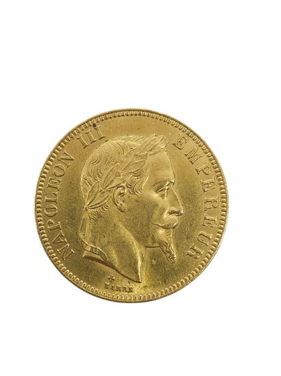 PIECE 100 francs or Napoléon III 1866/BB
Weight...