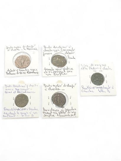 ROMAN EMPIRE
Five Gallian Antoninians (253-268)
Antoninian...