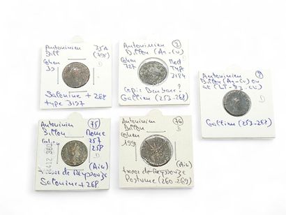 ROMAN EMPIRE
Six Gallian Antoninians (253-268)
Two...