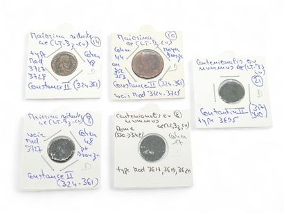 ROMAN EMPIRE 
Reunion of Ten Coins (Centenionalis,...