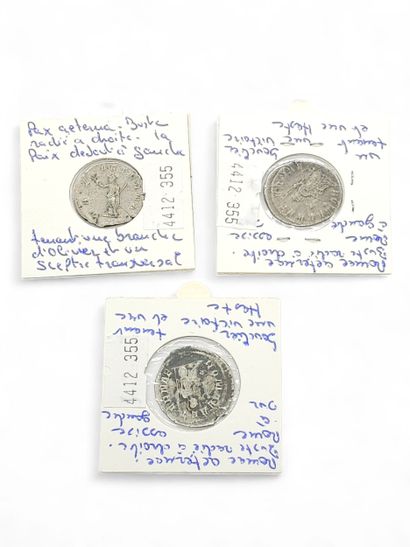 ROMAN EMPIRE
Two Antoninians Philip I the...