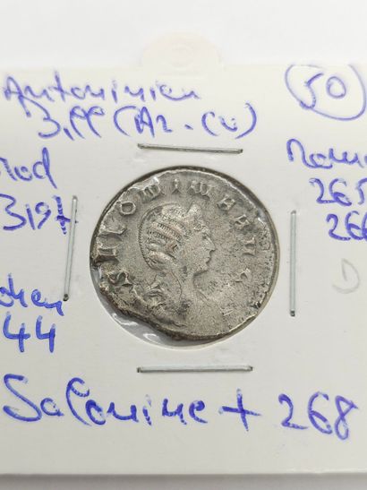 ROMAN EMPIRE
Five Antoninian Salonine (268)
Five...