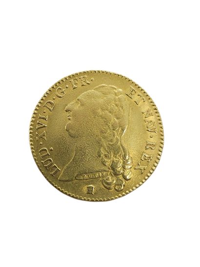 PIECE Double Louis or 1786 Bordeaux 
Weight...