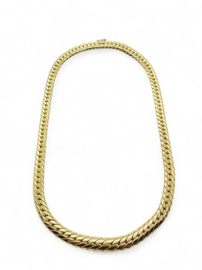 MODERN WORK
Palm-tree link necklace in 750°...