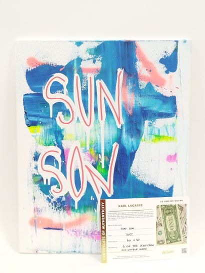 Karl LAGASSE (born 1981)
Sun Son, 2022
Oil...