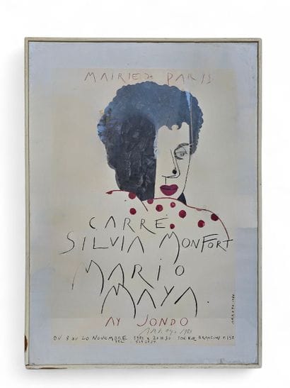 AFFICHE D ARTISTES 
Carré Silvia Monfort,...