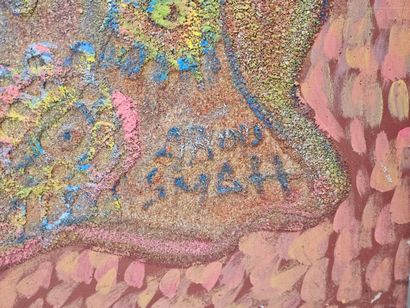ECOLE moderne Maroc 
Les Visages 
Huile sur...