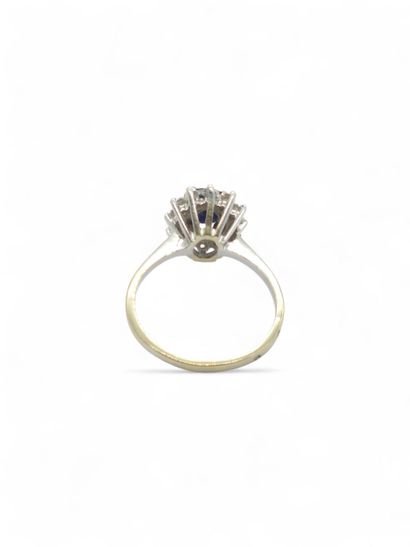 20th century FRENCH WORK
Daisy ring in 750°...
