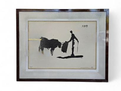 Pablo PICASSO (1881-1973), d'après
La Tauromachie
Reproduction,...