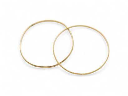 TRAVAIL ETRANGER moderne
DEUX bracelets jonc...