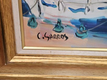 Catherine GARROS (née en 1954)
Bateaux au...