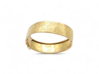 French WORK 1900/1920
750° yellow gold openwork...