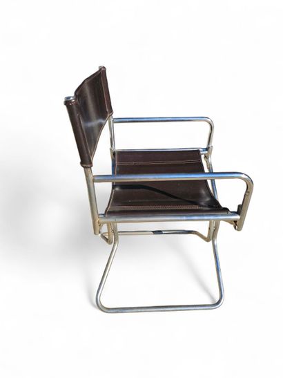 LAFUMA XXéme siecle 
Paire de fauteuils pliant...