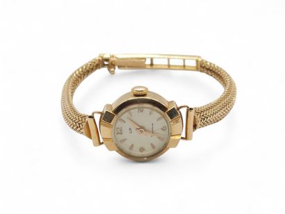 LIP Dauphine 
Wristwatch, case in 750° yellow...