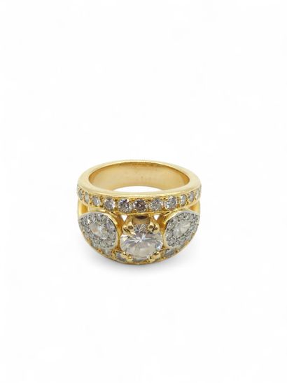 modern french work
RING in 750° yellow gold...