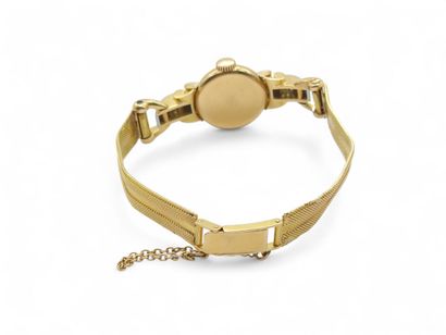 OMEGA 
Bracelet watch in two-tone 750° gold...