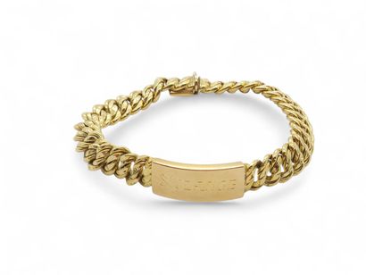 BRACELET in 750° yellow gold with SOLANGE...