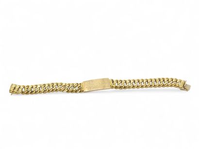 BRACELET in 750° yellow gold with SOLANGE...